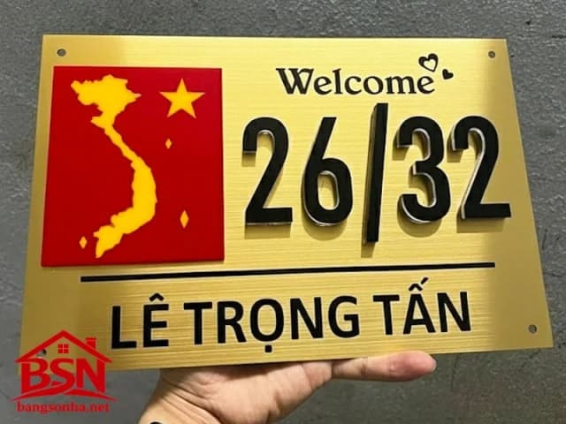Bảng Số Nhà Bản Đồ Việt Nam